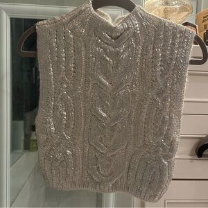 Elegant Sparkling Cable Knit Sweater *NEVER WORN*